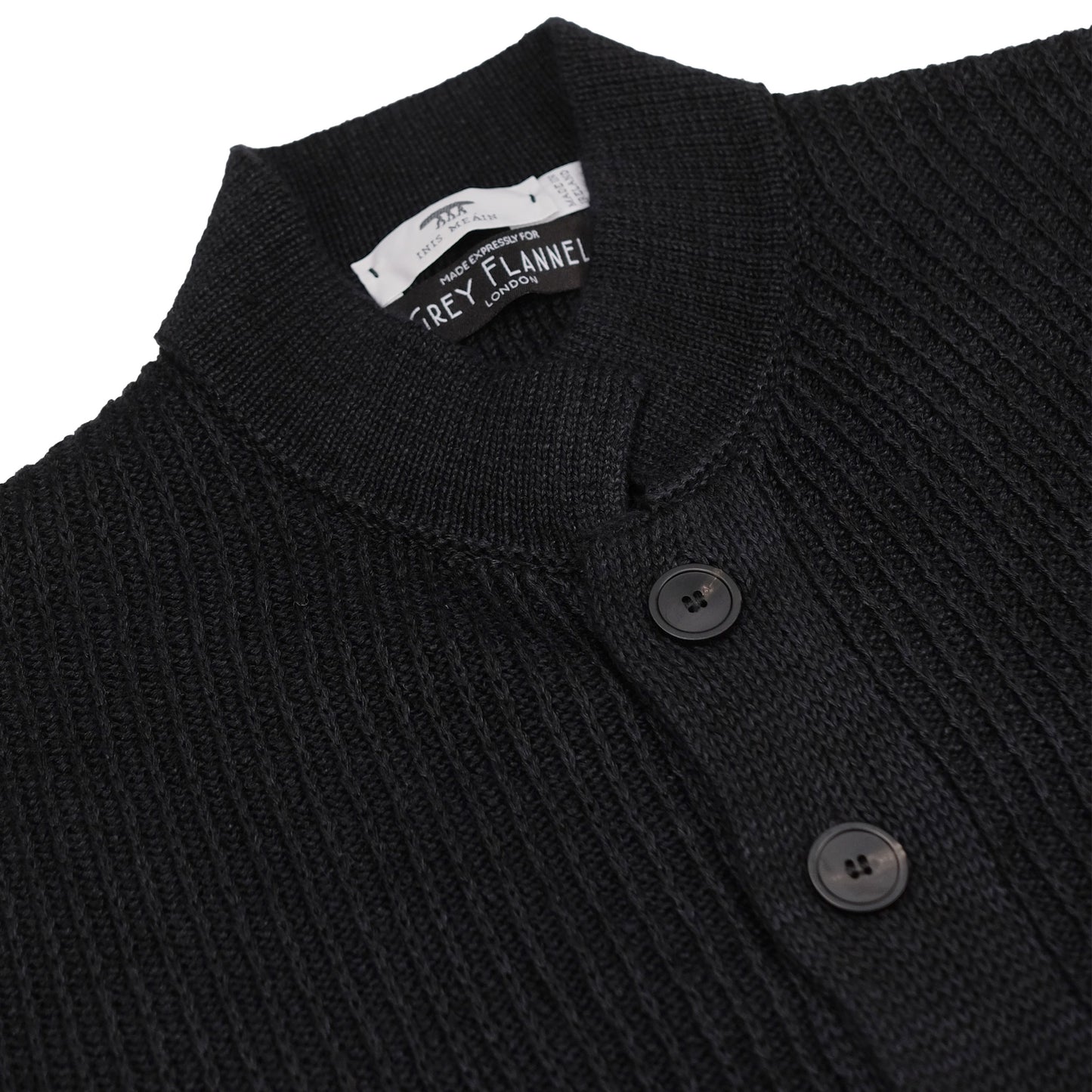 Black Linen Boatbuilder Jacket