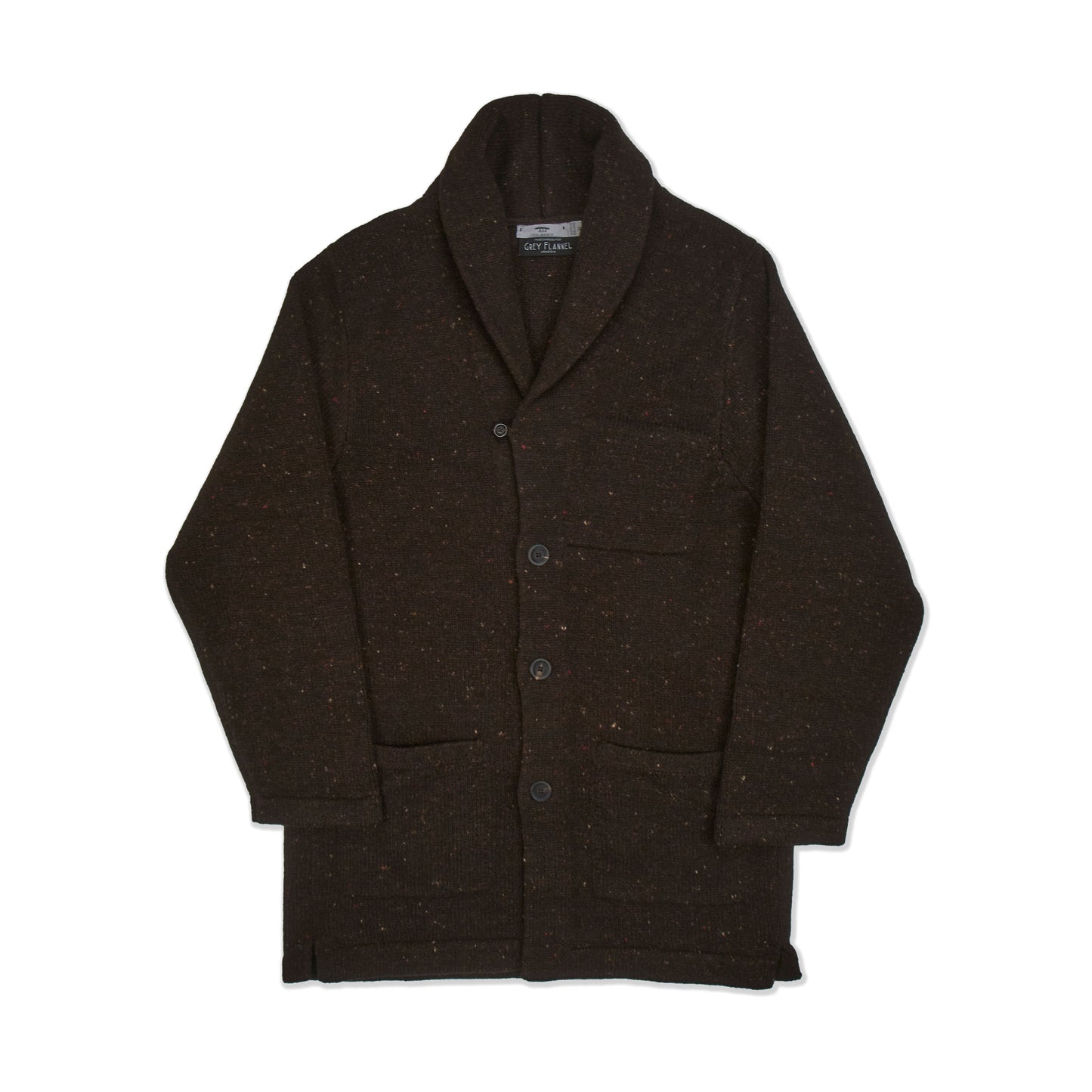 Coffee Shawl Collar Car Coat