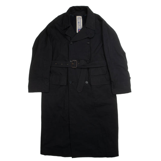 Navy Louis Belted Trench Coat