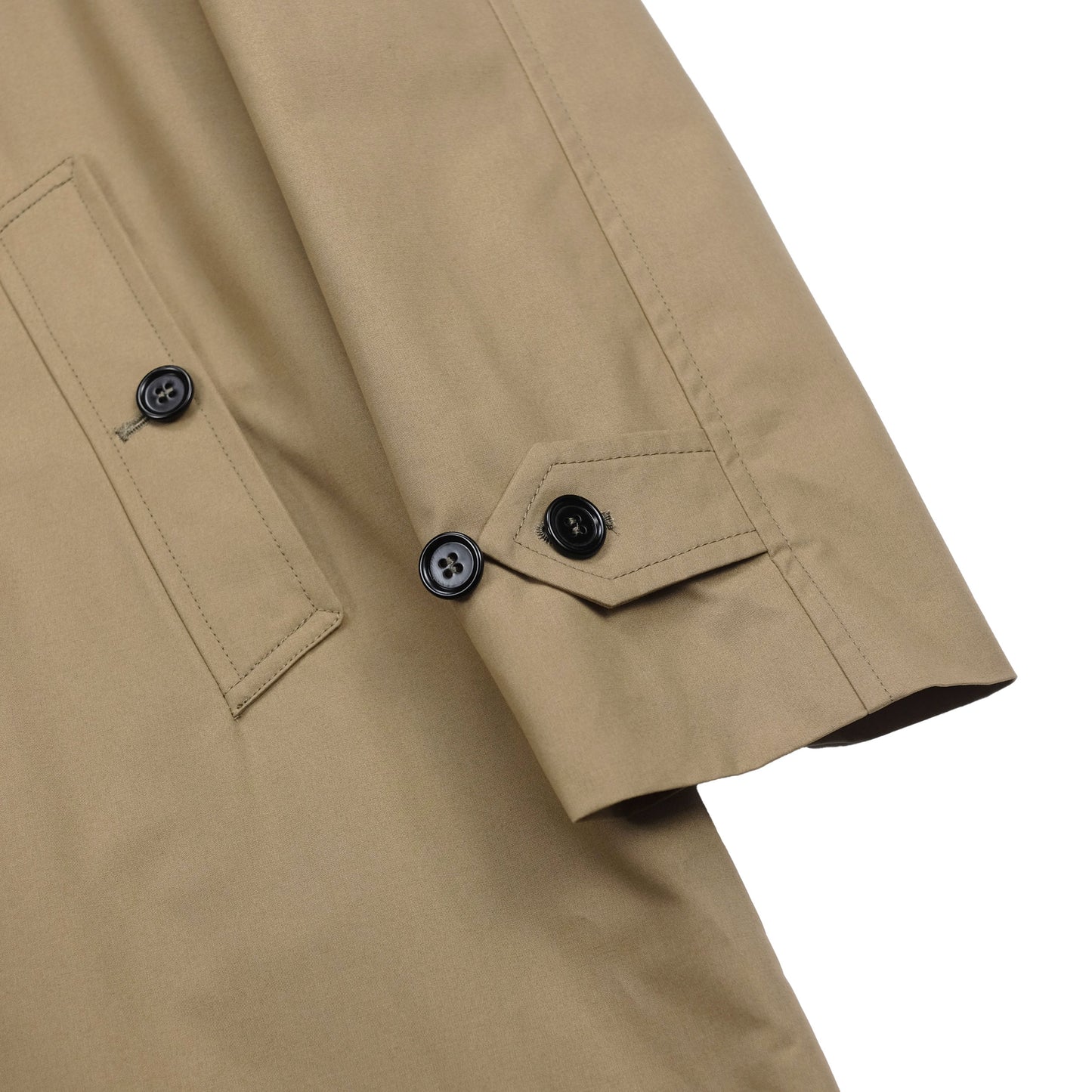 Khaki Raglan Overcoat