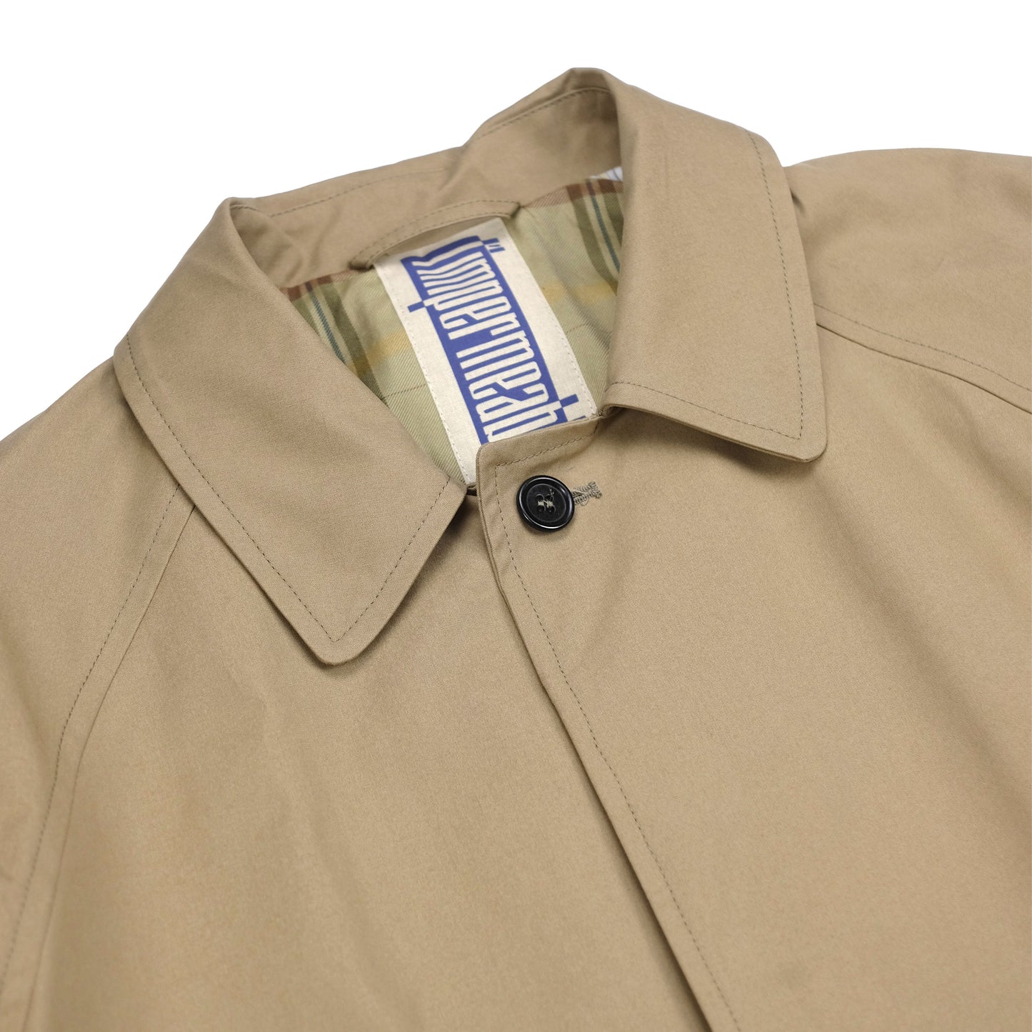 Khaki Raglan Overcoat