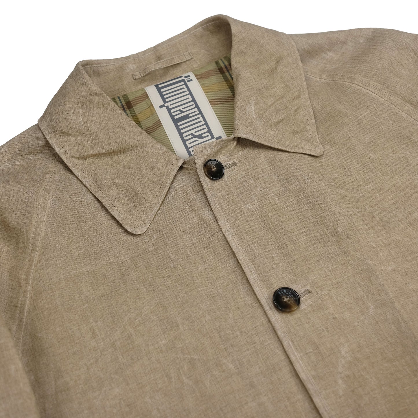 Linen Raglan Overcoat