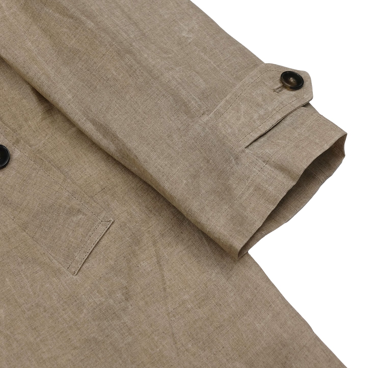 Linen Raglan Overcoat