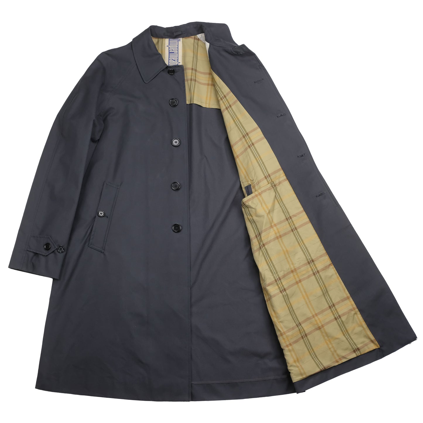 Navy Raglan Overcoat