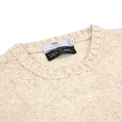 Sand Celebration Aran Rib Crewneck